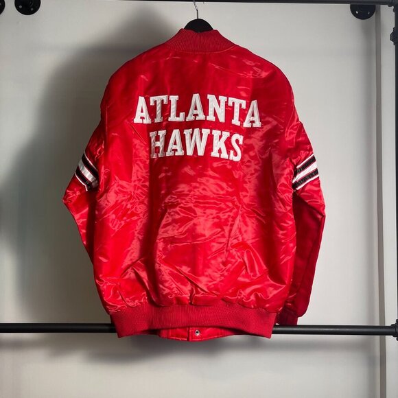 Starter Atlanta Hawks satin jacket size L - Picture 2 of 3